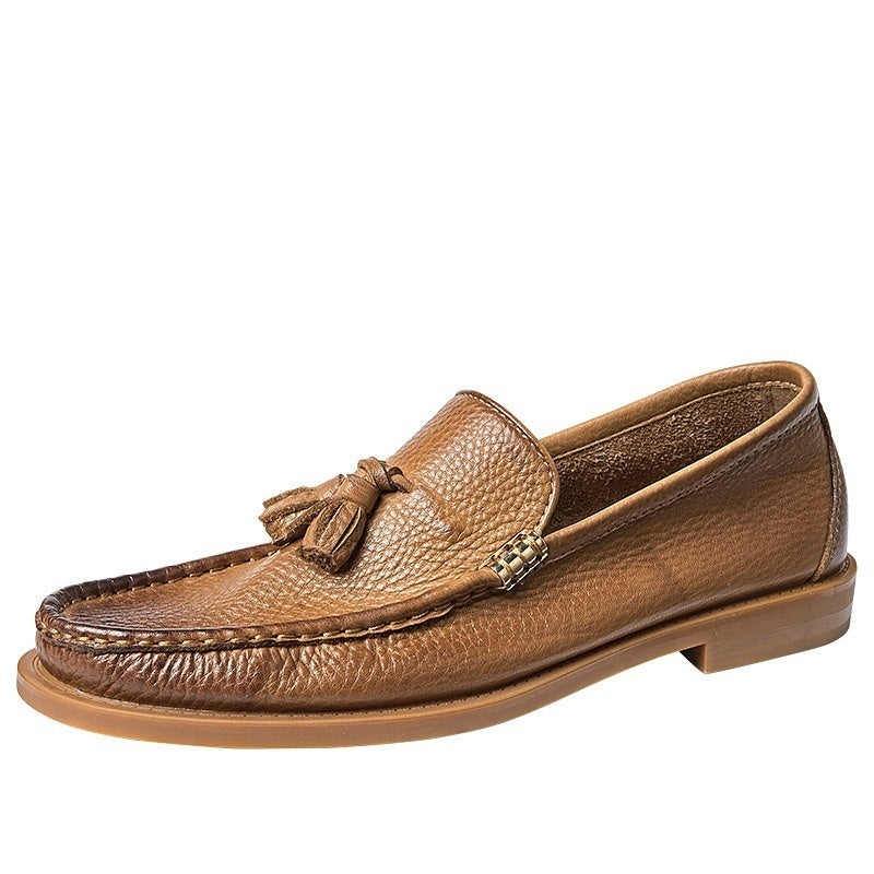 Breathable Men's Genuine Leather England Style